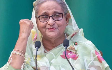 शेख हसीना ने भरी हुंकार, कहा  ल्लाह ने मुझे किसी वजह से जिंदा रखा है.